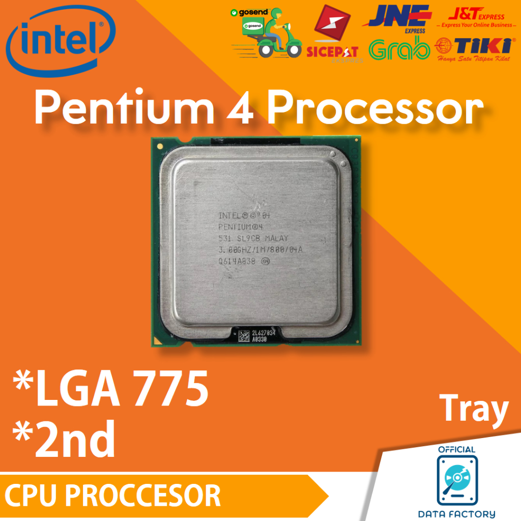 PROCESSOR PENTIUM 4 LGA775 ( P4 LGA 775 ) CPU TRAY PROSESOR PROCCESSOR