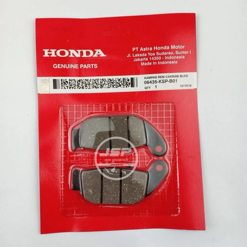 DISPAD BELAKANG, KAMPAS REM CAKRAM BELAKANG MEGA PRO NEW, SONIC 150, SUPRA GTR, CBR 150R, CB150