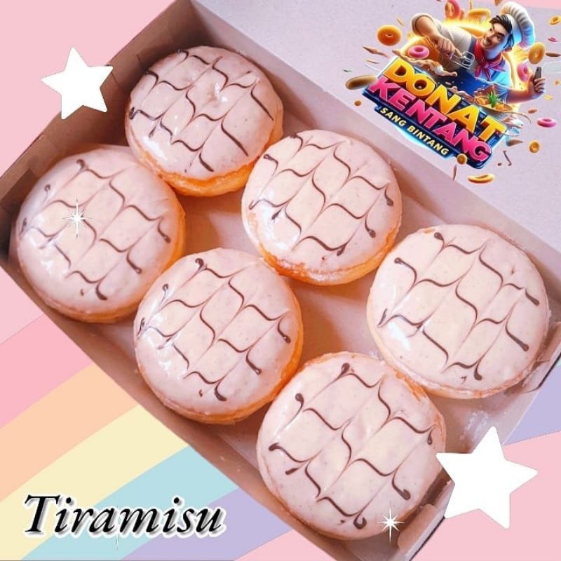 

Donat Kentang Tiramisu - isi 6 Pcs