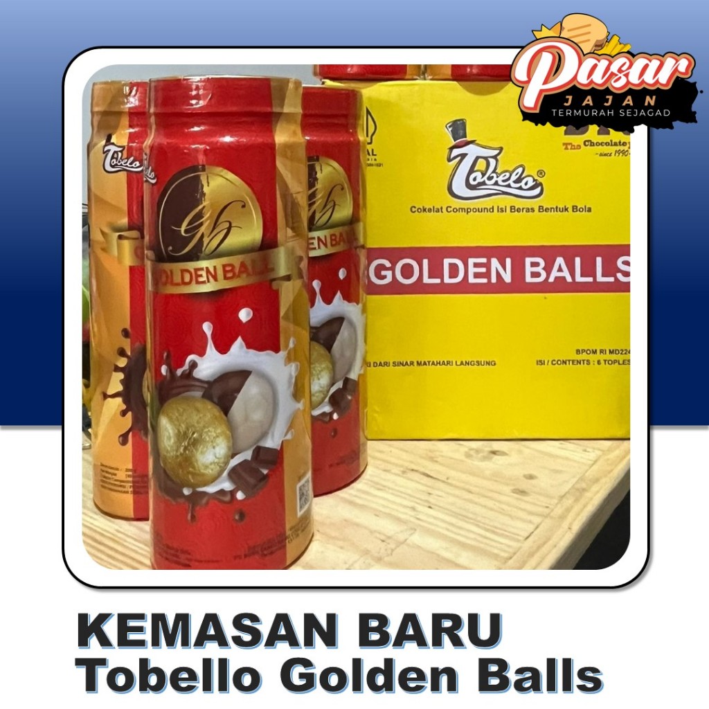 

Coklat Golden Balls Tobelo 1 Jar 40pcs Cokelat Bola Crispy