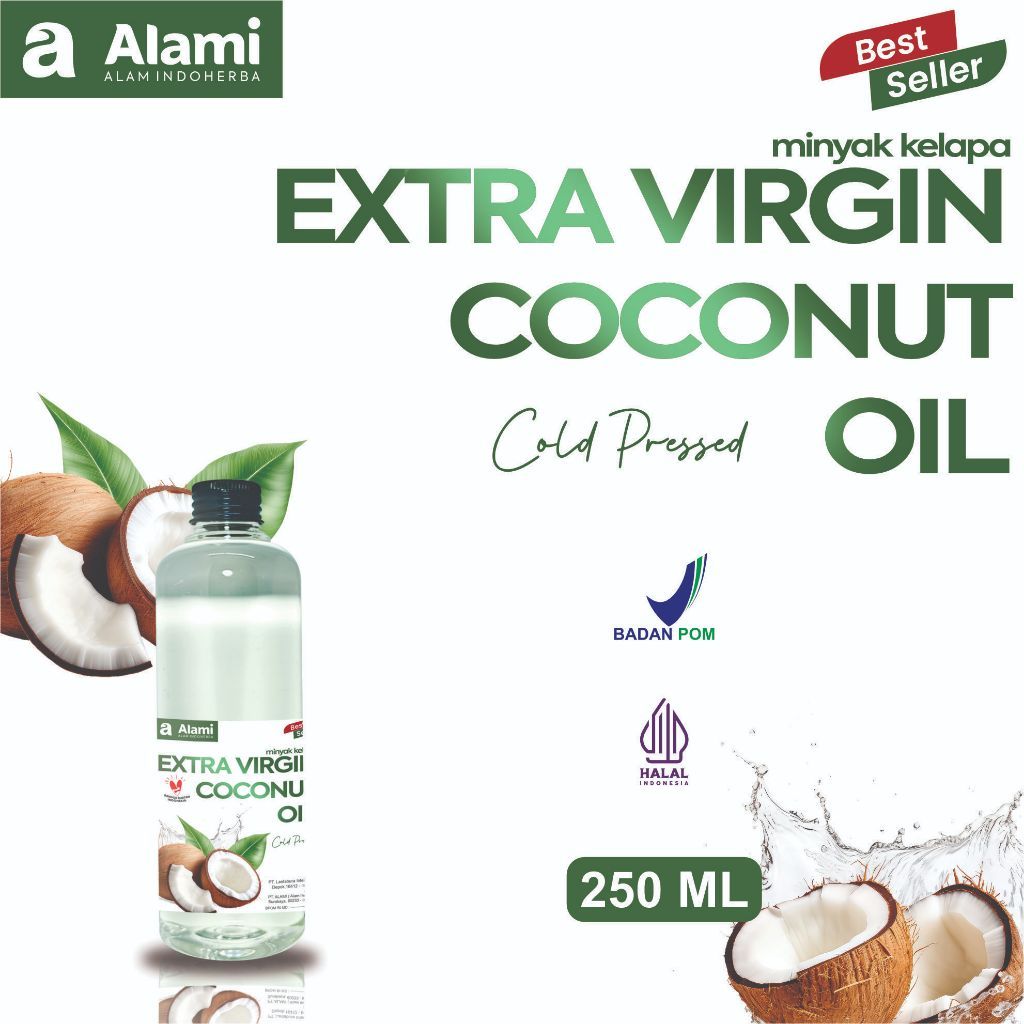 

Extra Virgin Coconut Oil VCO 500ml | Minyak Kelapa Murni VCO 250ml Organik Premium