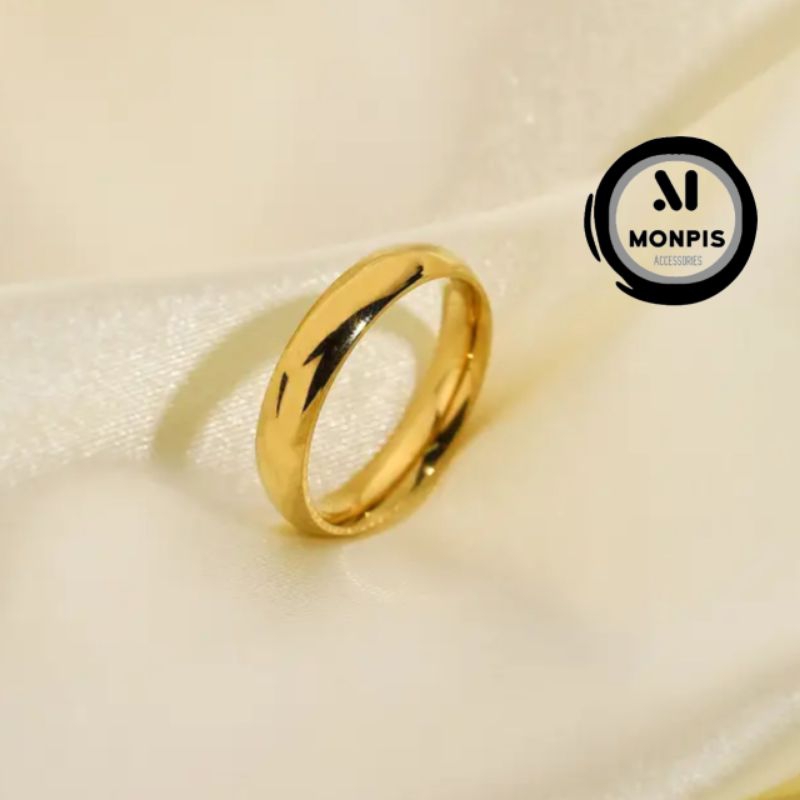 Cincin titanium Cincin Gold Cincin nikah Cincin polos Cincin pria Cincin wanita