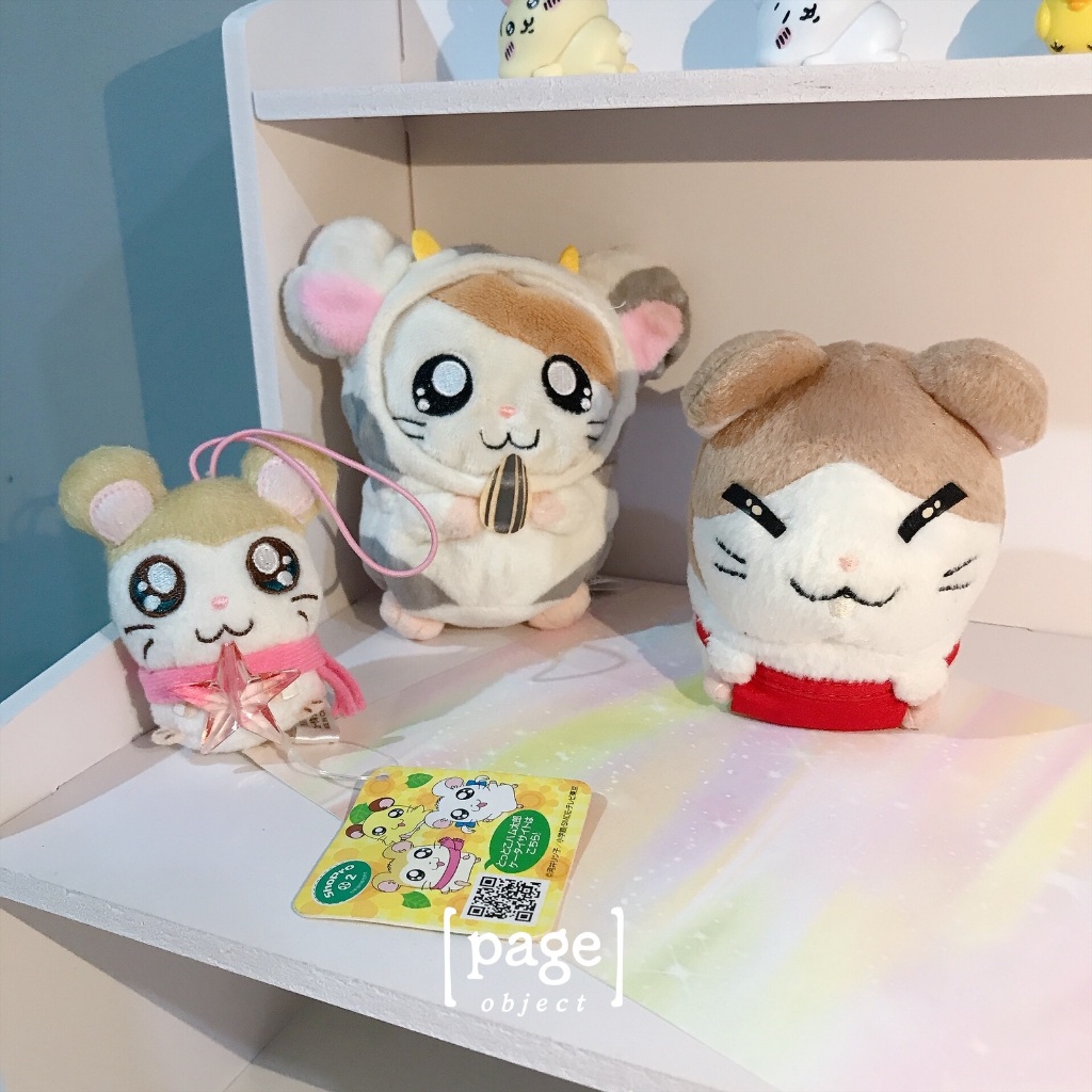 Hamtaro (Tottoko, Howdy, Pashmina) [Preloved Never Used] - Plush Doll Boneka Keyring Ganci Keychain
