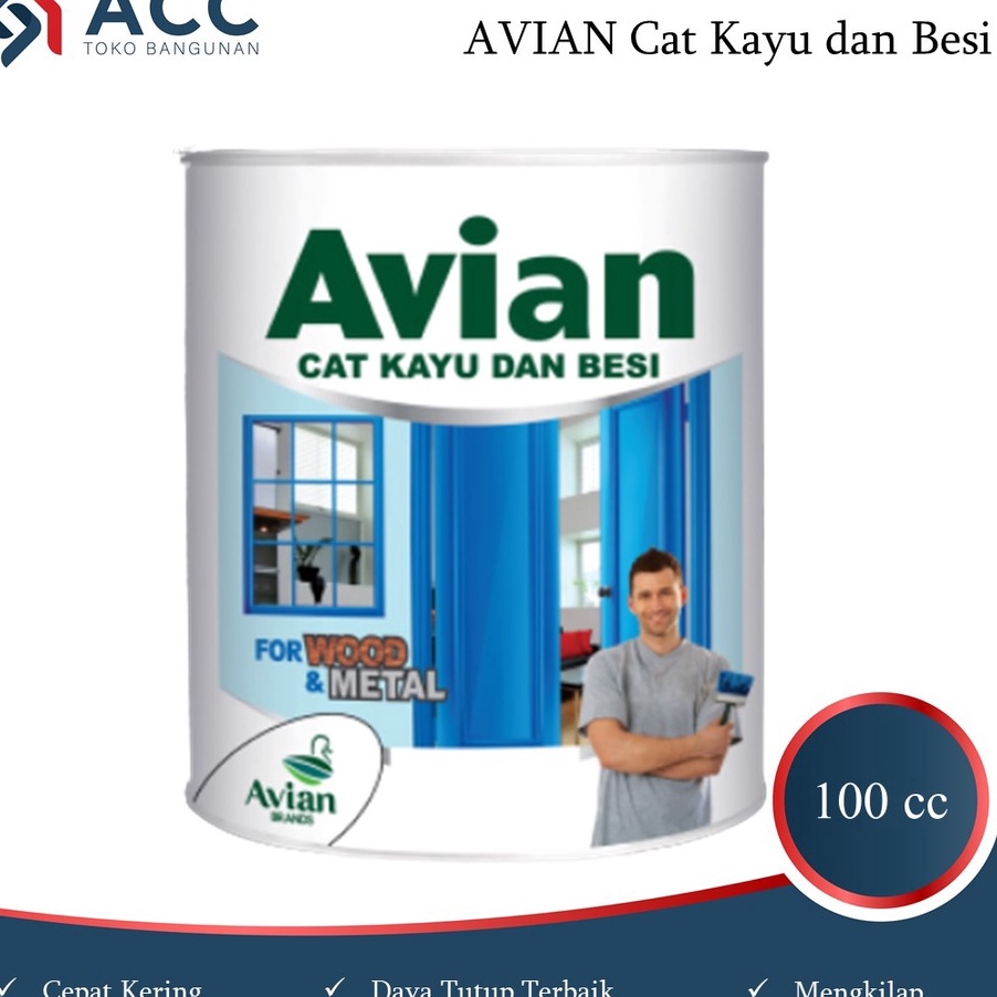 

SUPER HOT Avian Cat Minyak Kayu Besi KECIL 1 cc Cat Pagar Rumah
