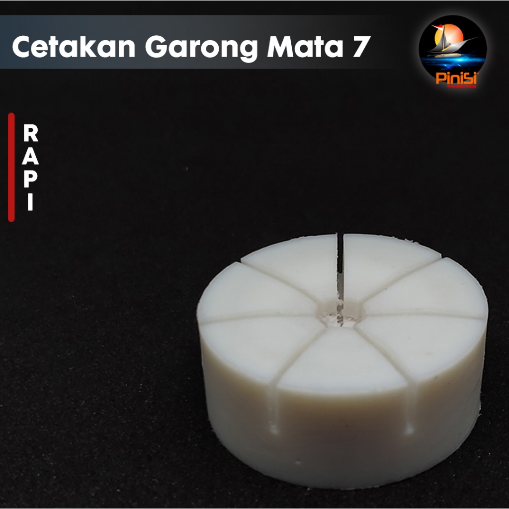 Cetakan Kail Pancing Garong Mata 7 Ikan Baronang, Ikan Belanak, Ikan Nila