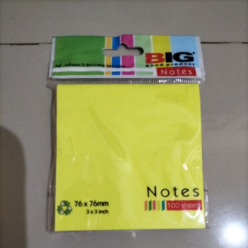 

STICKY NOTES 76X76MM 3X3 INC(100sheet) 5 warna