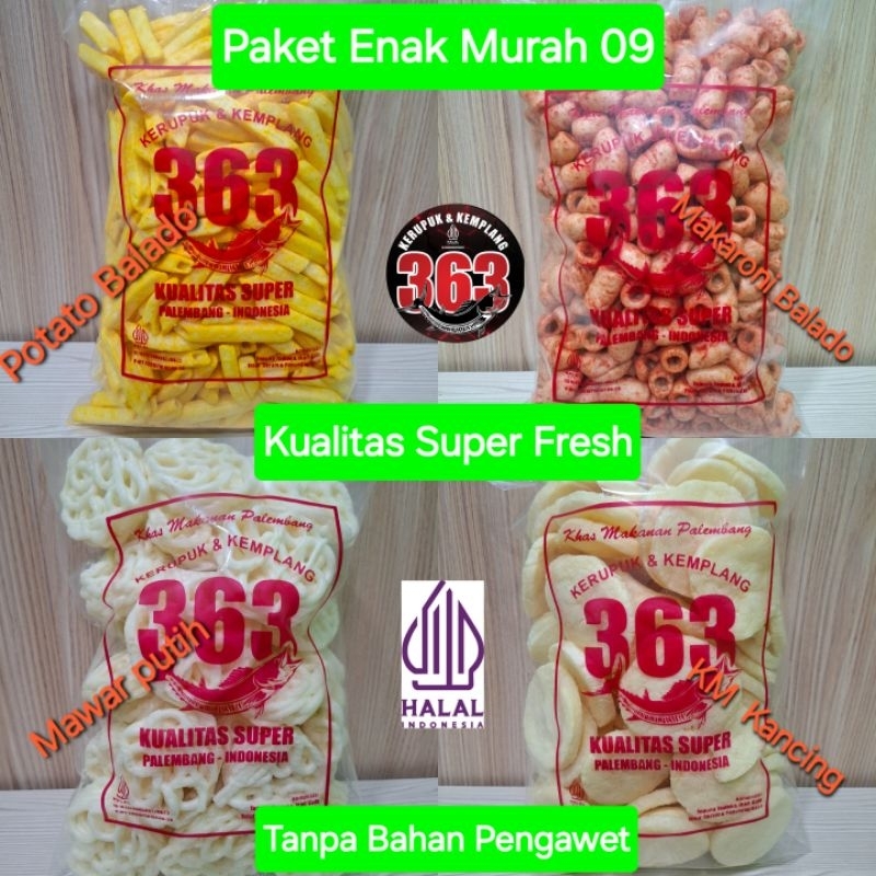 

Kerupuk Paket Enak Murah 9 Kemplang Kualitas Asli Ikan Super Fresh Enak Halal
