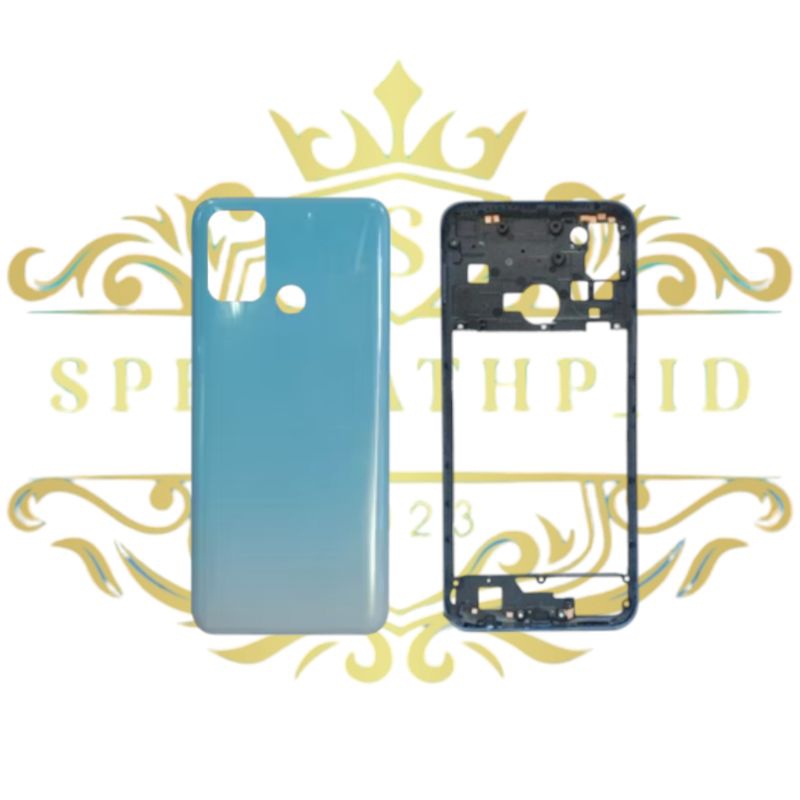 KOMPLIT BACKDOR + MIDLE FRAME RANGKA MESIN REALME C17 7i