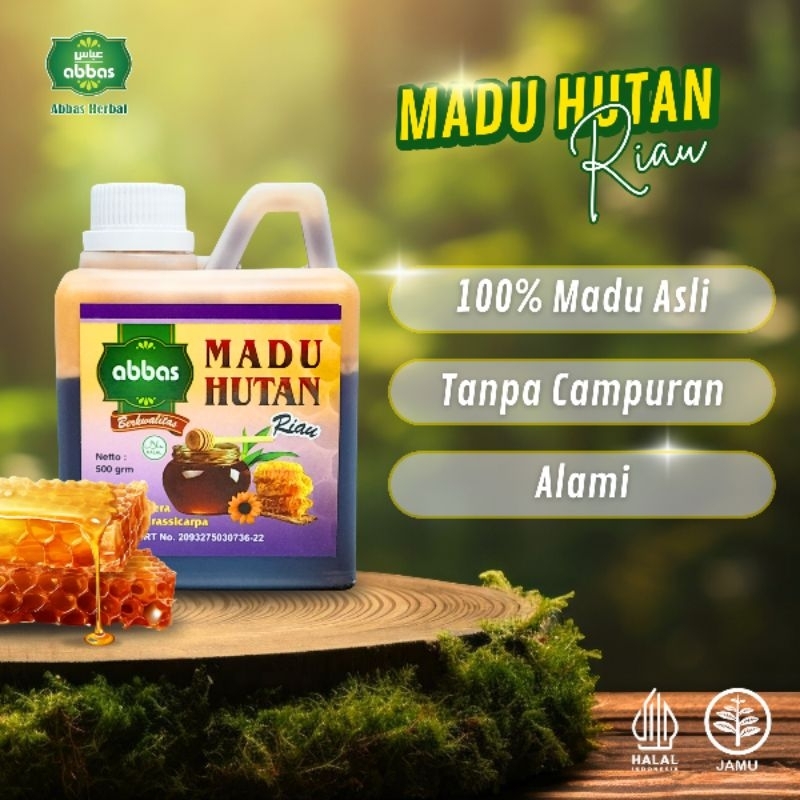 

Madu Asli 100% Tanpa Campuran Murni Nektar Hutan Akasia Riau 500Grm Grade A Super