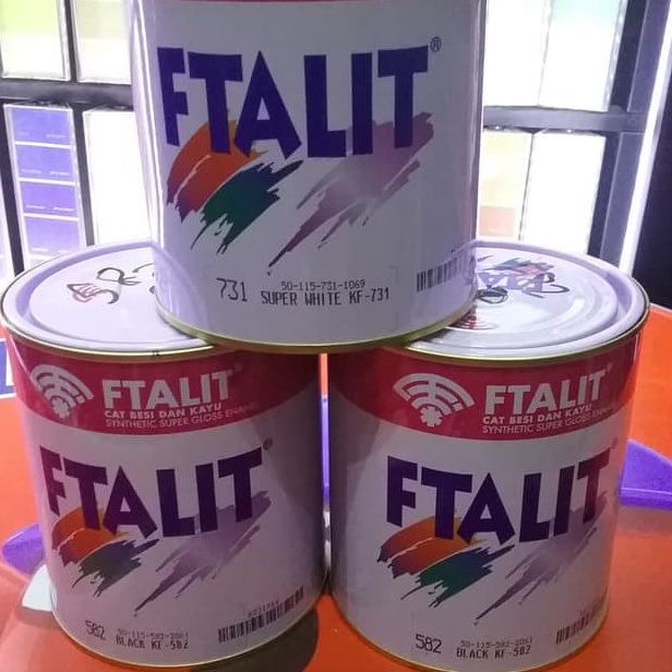 

GARANSI PRODUK Cat Ftalit Cat Minyak Cat Kayu Cat Besi Ftalit Gloss Silver Doff