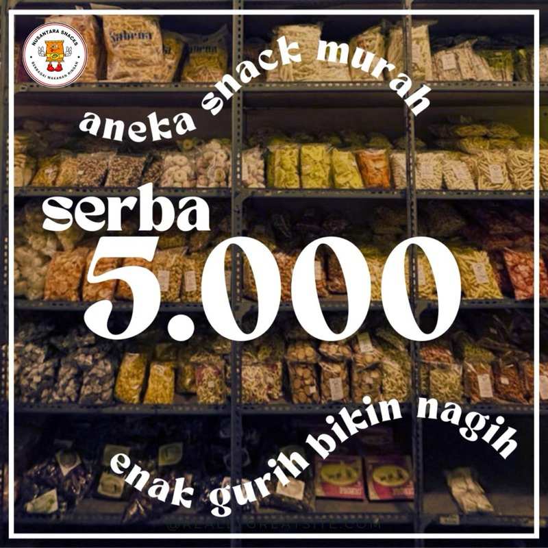 

[ ENAK TERMURAH ‼️] ANEKA SNACK SERBA 5.000 TERLARIS BEBAS PILIH VARIAN - CEMILAN MAKANAN RINGAN ECERAN MURAH LIMA RIBU ROTI SEMPRIT PUTIH KUE SAGU / MAKARONI ASIN GURIH / PANG MANIS ORIGINAL RASA JAGUNG / MAKRONI SPIRAL ULIR PEDAS