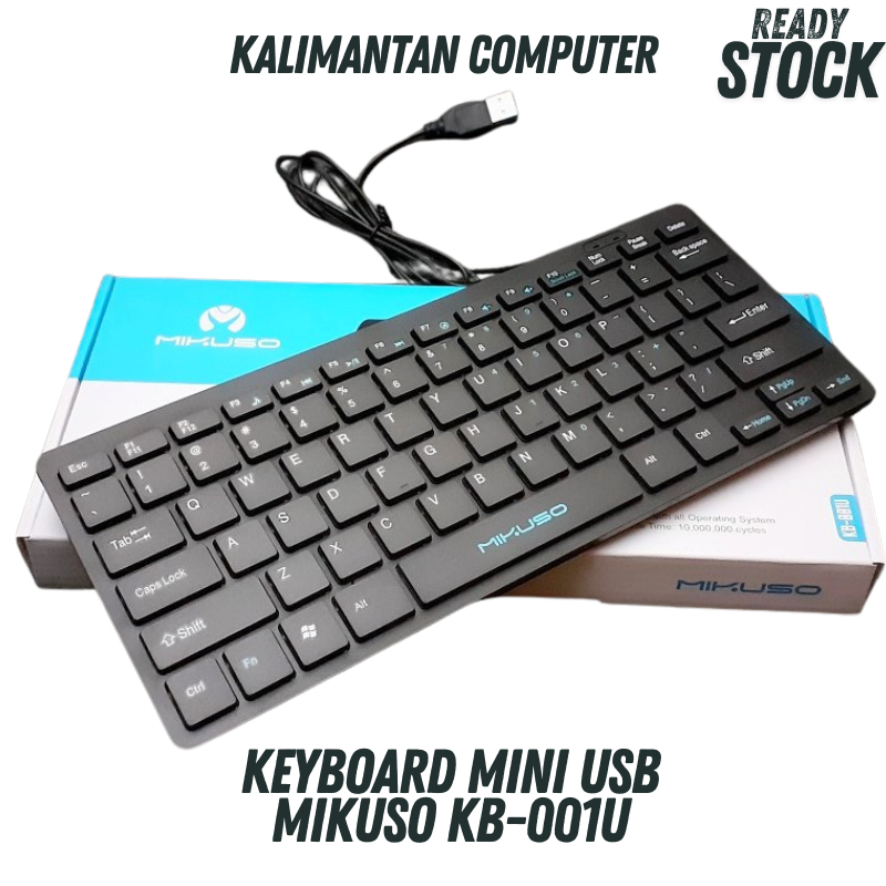 Keyboard Mini USB MIKUSO KB-001U Keyboard Laptop External Mini