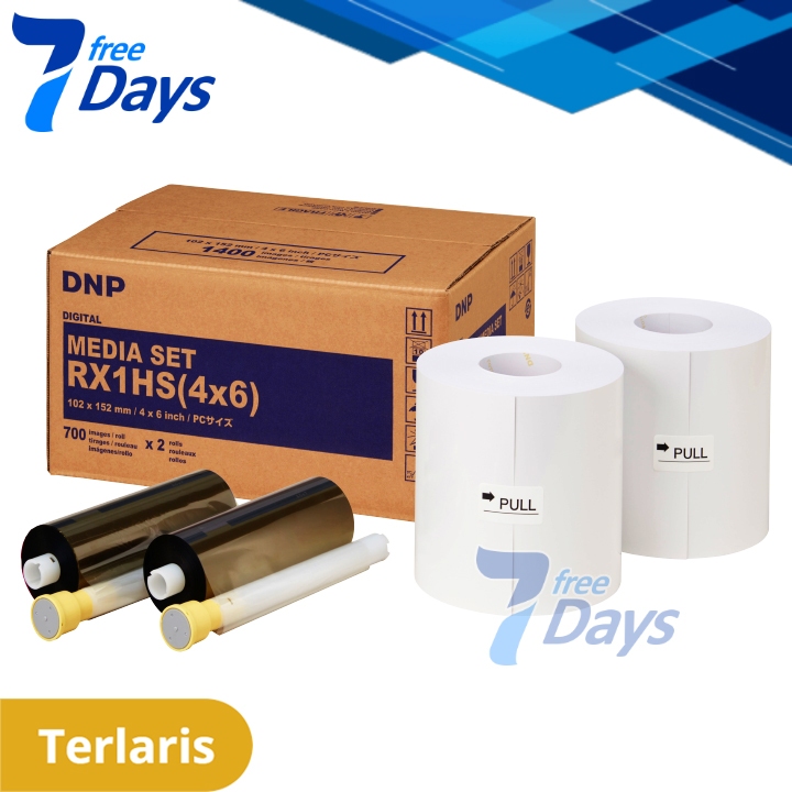 Refill DNP Fotolusio DS-RX1 4R 4x6 Film plus Paper - Roll Paper DNP