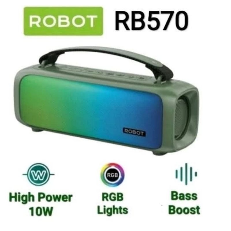 SPEAKER BLUETOOTH ROBOT RB570 Speaker Portable RGB Robot RB 570