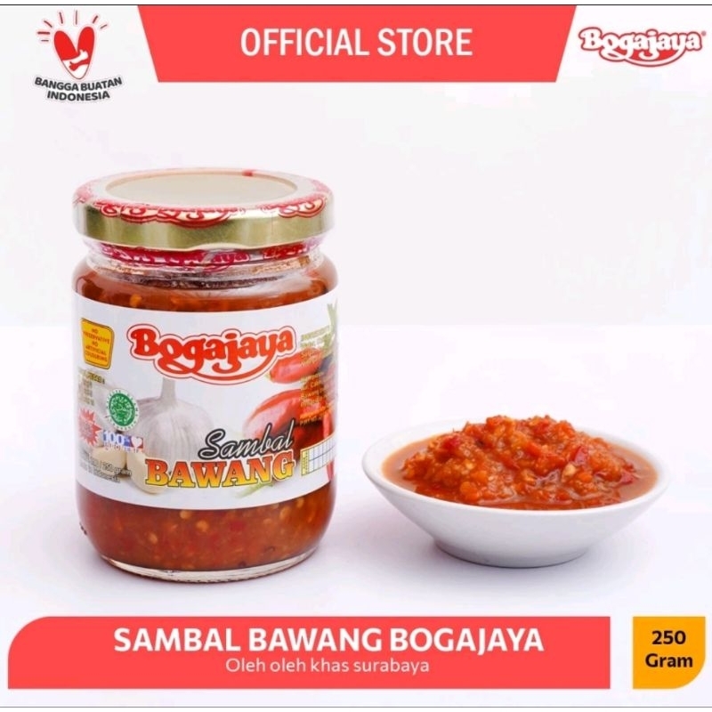 

SAMBAL BAWANG SPESIAL SURABAYA /SAMBAL BOGAJAYA OLEH OLEH SURABAYA 250 GRAM