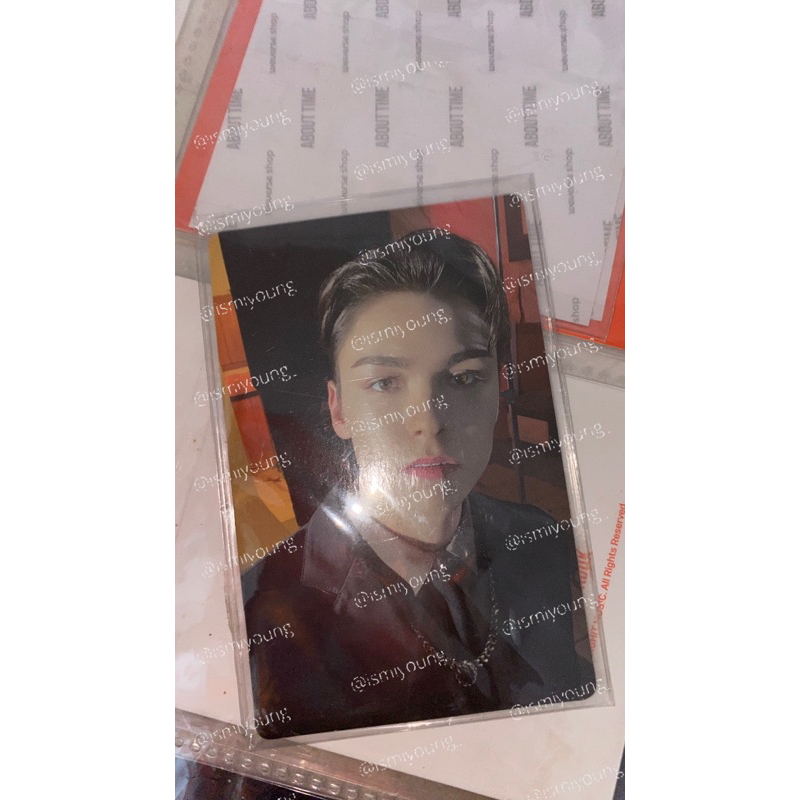 (VERNON ATTACA) vernon seventeen photocard attaca version