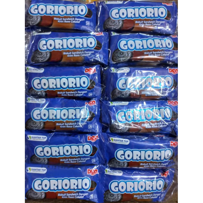 

Goriorio Cokelat, Vanila 1 Renceng Isi 10 Sachet @10g