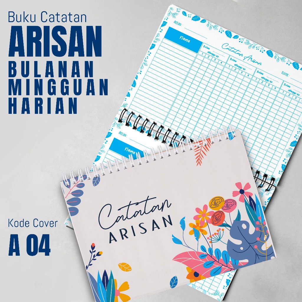 

Hanabi Buku Catatan Arisan Harian Mingguan Bulanan BELI 2 GRATIS 1 PEN GEL - Kode A04