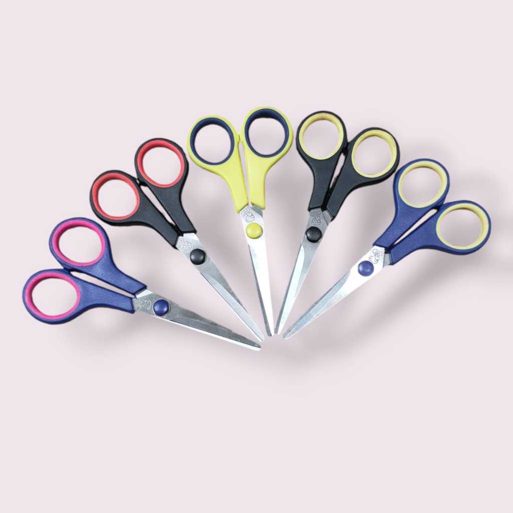 

GUNTING LADY POP SM-255K / GUNTING KERTAS GAGANG WARNA CAMPUR - MURAH!!!