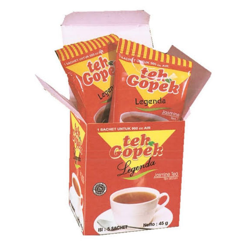 

Teh gopek saset legenda 1 box isi 5 biji 45g