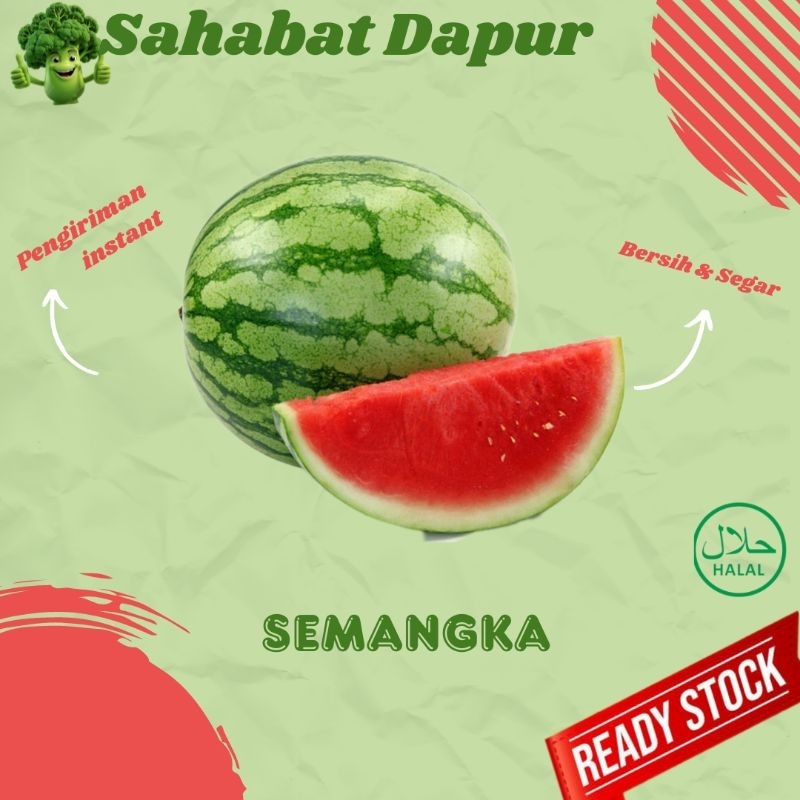 

Semangka merah fresh -buah segar - Sahabat dapur Delivery