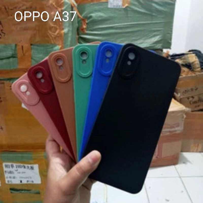 SoftCase Cesing OPPO A37/Neo 9 Case Pro Camera Macaron Matte Original