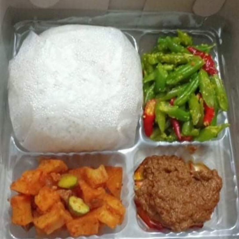 Nasi Box Paket Rendang Daging Termurah