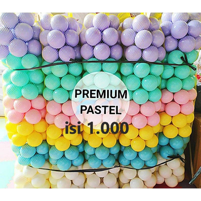 Mandi bola Pastel isi 1000 bola