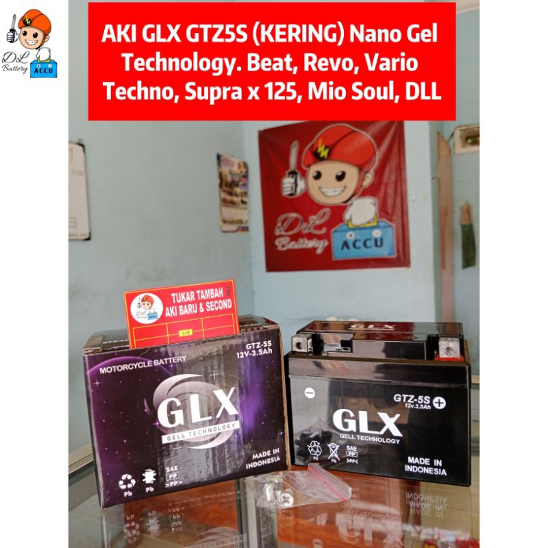 AKI GLX GTZ5S (KERING) Nano Gel Technology. Beat, Revo, Vario Techno, Supra x 125, Mio Soul, DLL