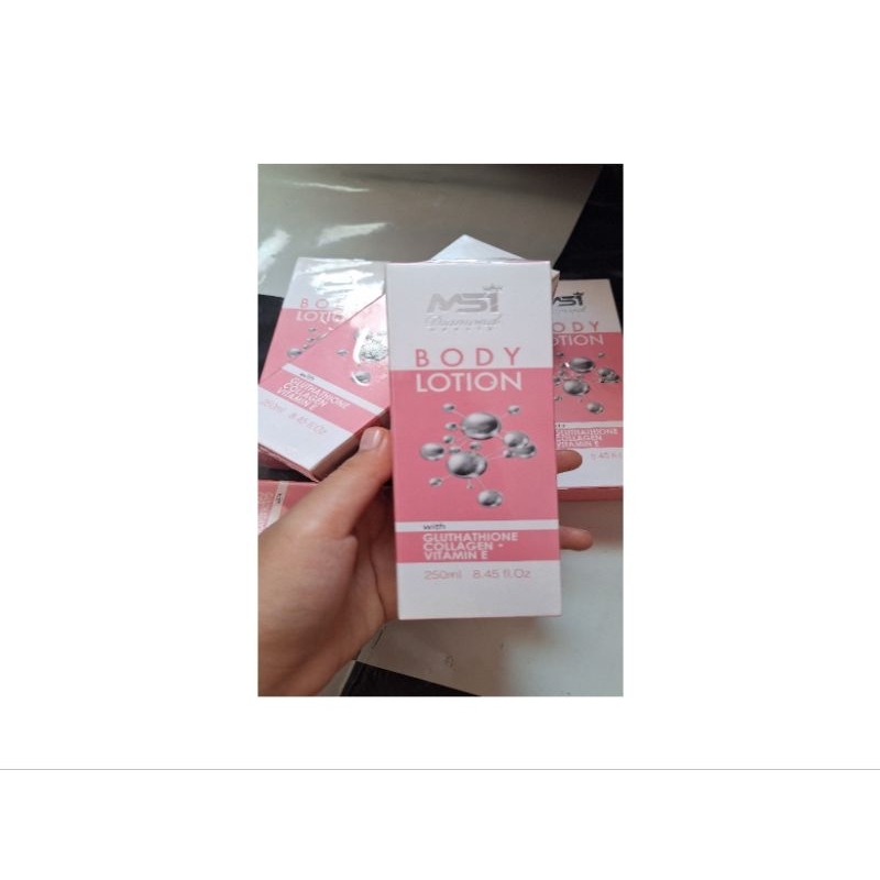 BODY LATION MSI DIAMOND BEAUTY 250ml  100% PRODUK ASLI MENGANDUNG GLUTHATHION, COLLAGEN. VITAMIN E, 