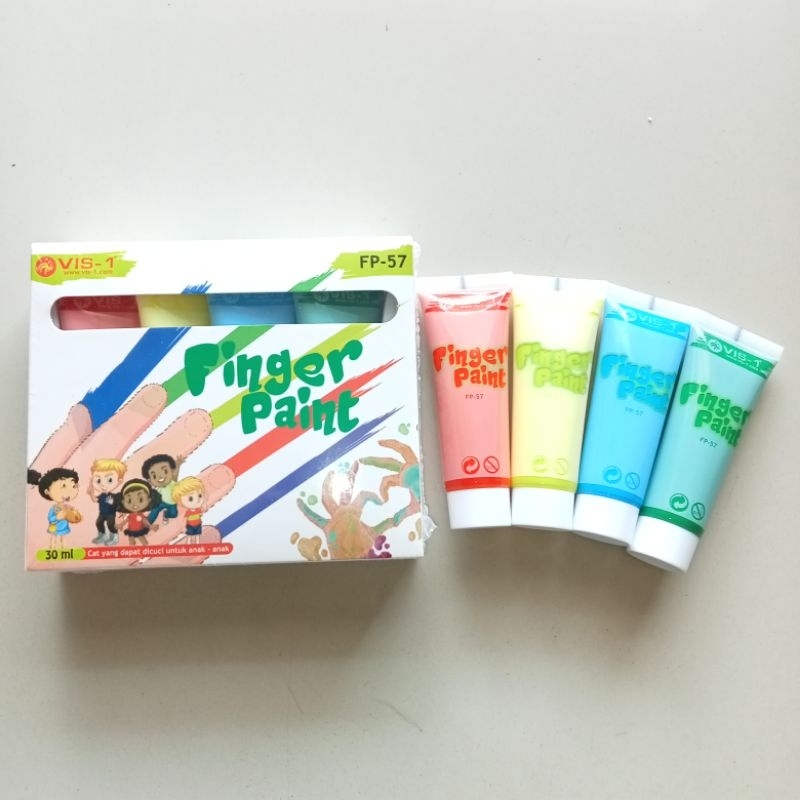 

Cat Jari Finger Paint VIS-1 FP-57 30ml ( Set ) [ Original ]