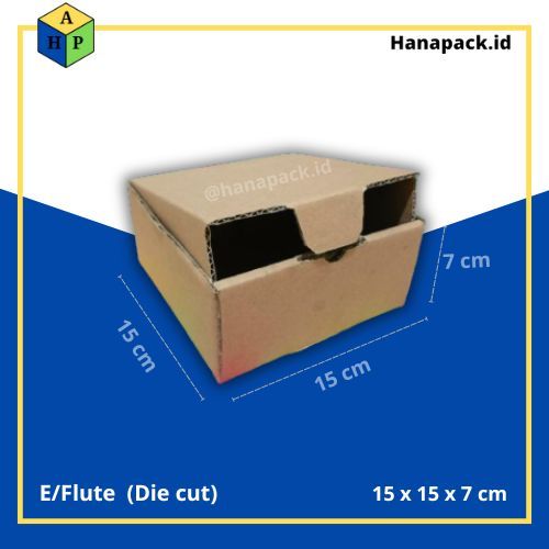 

Box Karton Polos / Packaging Custom Box 15 x 15 x 7 Cm