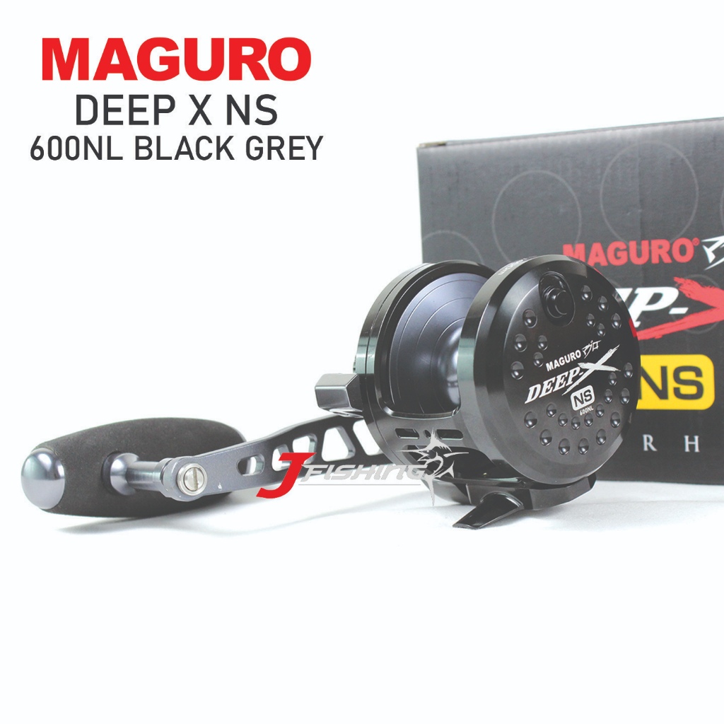 Reel OH Maguro DEEP-X NS 400 500 600 | Laut | Monster Fish | Handle Kiri & Handle Kanan | Over Head 