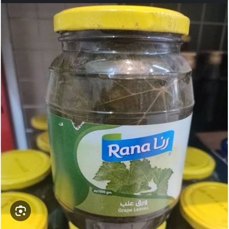

Grape Leaves Rana 1000gram / Daun Anggur Merk Rana ukuran 1kg