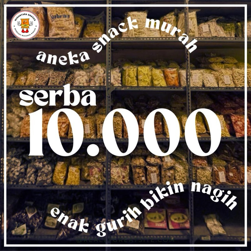 

[ ENAK TERMURAH ‼️] ANEKA SNACK SERBA 10.000 BEBAS PILIH VARIAN - CEMILAN MAKANAN RINGAN ECERAN MURAH 10 RIBU ROTI SEMPRIT PUTIH KUE SAGU / MAKARONI ASIN GURIH / PANG MANIS ORIGINAL RASA JAGUNG / MAKRONI SPIRAL ULIR PEDAS / USUS AYAM CRISPY ASIN & PEDAS