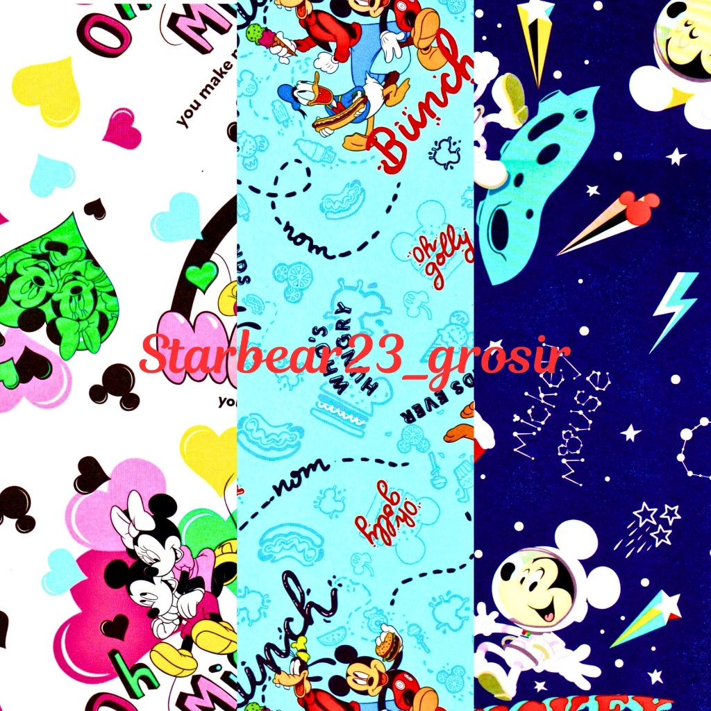 

Kertas kado Doff Love, Run and Spaceship Mickey and Minnie Sansanwawa