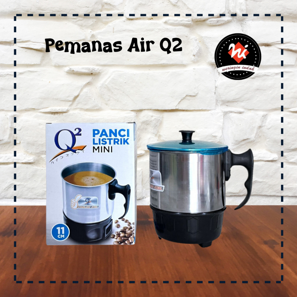 Weringin Indah - Mug Listrik Q2, Mug Listrik Pemanas Air, Mug Listrik Low Watt, Mug Listrik Mini, Mu