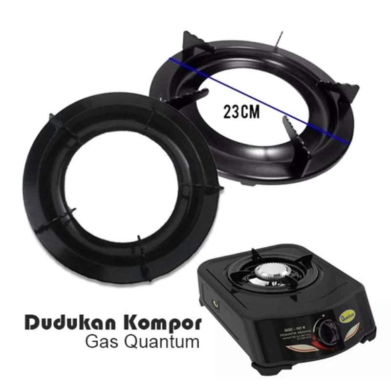 Tatakan kompor bulat Quantum tungku kompor bulat dudukan kompor bulat