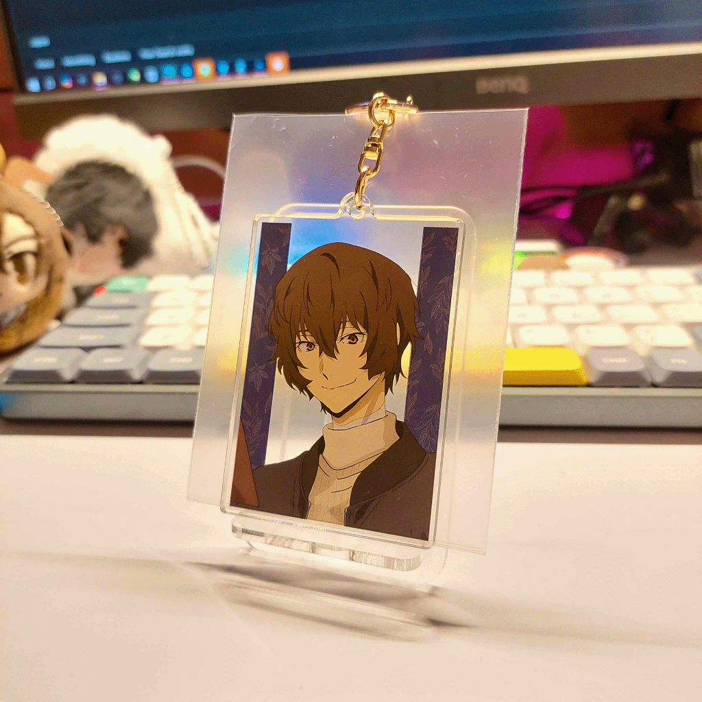 [ OFFICIAL ] BSD Bungo Stray Dogs Winter Holiday ver. Acrylic Keychain - Dazai
