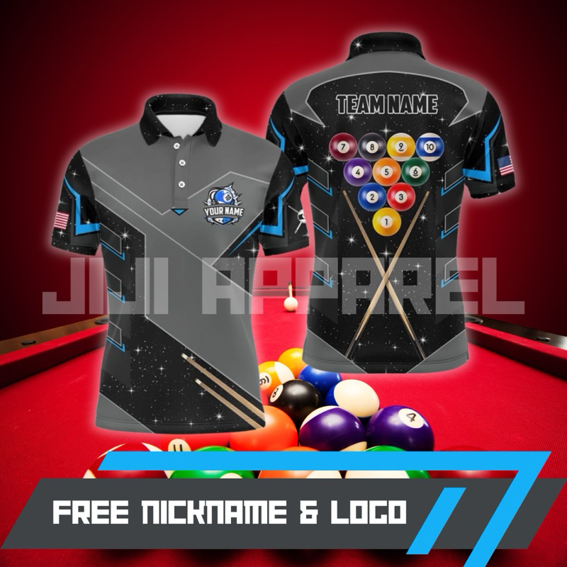 JERSEY BILLIARD PRIA JERSEY UNISEX BAJU JERSEY BILLIARD TERBARU FULL PRINT JERSEY POOL SNOOKER 2024 