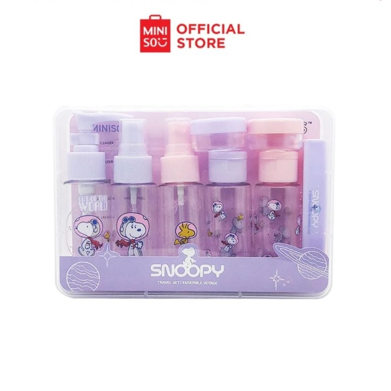 Miniso-Snoopy The Little Space Explorer Collection  Travel Set