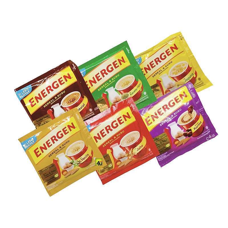 

Energen Sereal & Susu Sashet Aneka Rasa Vanilla, Cokelat, dan Kacang Hijau