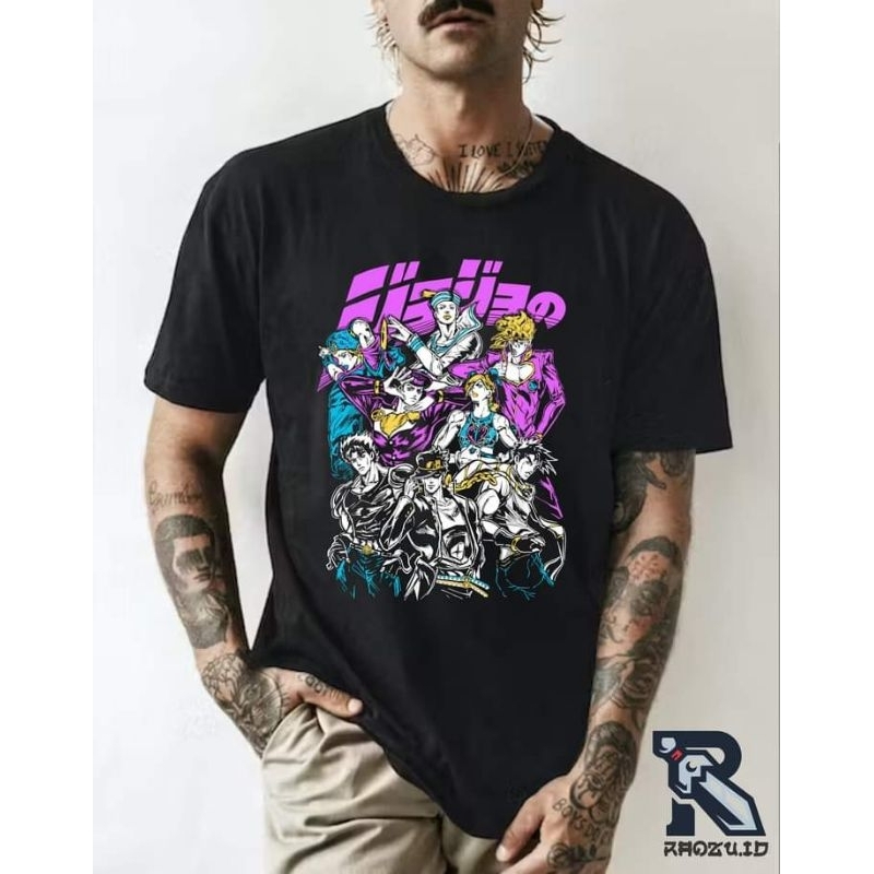 kaos t-shirt jojo bizarre v1