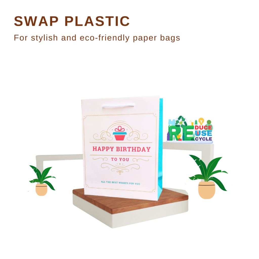 

Paper bag shopping bag kantong belanja tebal motif special multifungsi