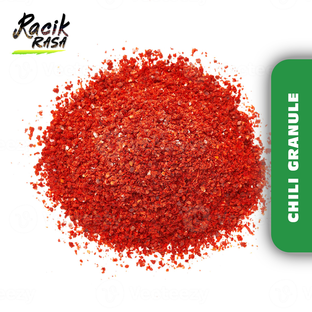

RACIK RASA | ( 1 KG ) EXTRA PEDAS CHILI GRANULE CABAI BUBUK KASAR KUALITAS PEDAS BUMBU REMPAH MASAKAN