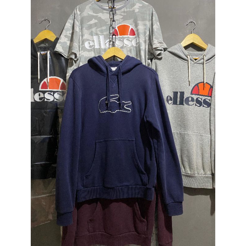 Hoodie Lacoste navy on navy