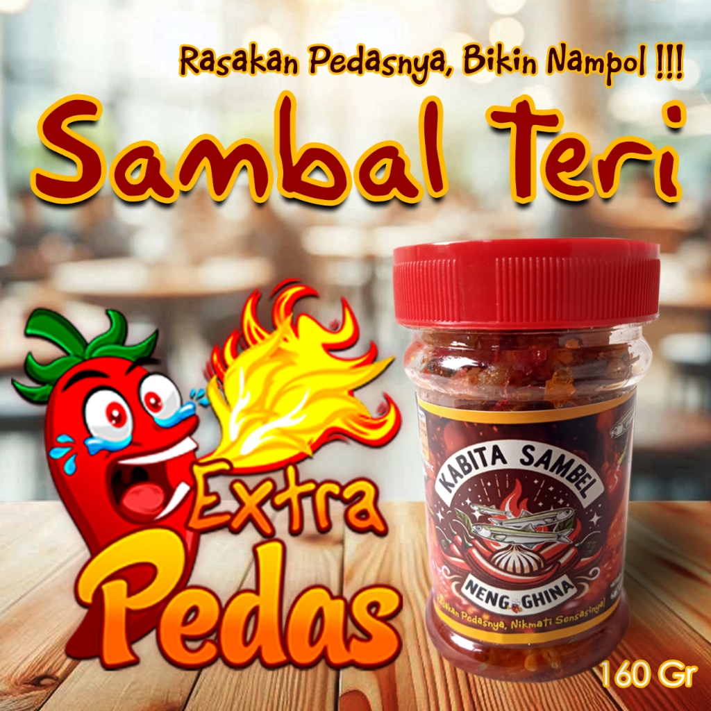 

EXTRA Pedas Sambal Teri | Kabita Sambal Neng Ghina