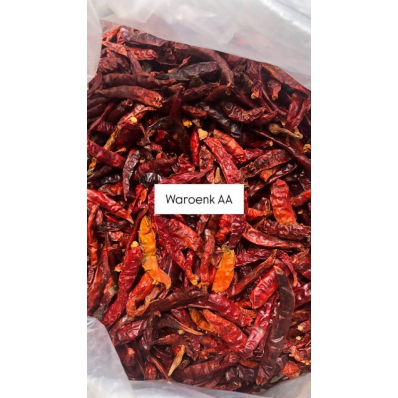 

Cabe kering TEJA super pedas warna bagus non tangkai 100 gr 250 gr 500 gr
