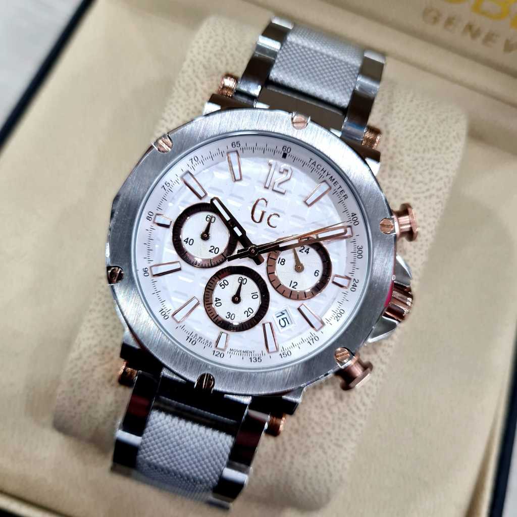 Jam Tangan Pria Guess Gc Y53005G2 ChronoGraph Original