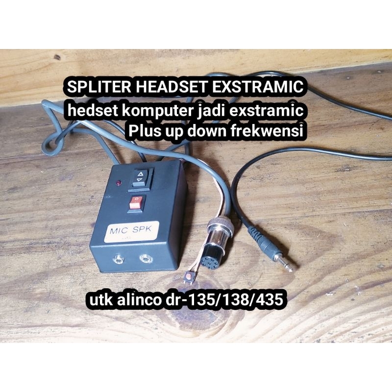 SPLITER PTT BOX RIG ALINCO DR135 PLUS UP DOWN FREKWENSI